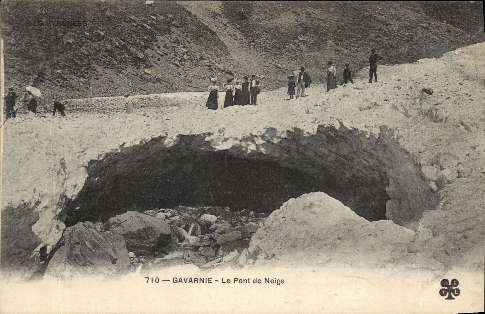 CPA Gavarnie Le Pont Le Pont de Neige 