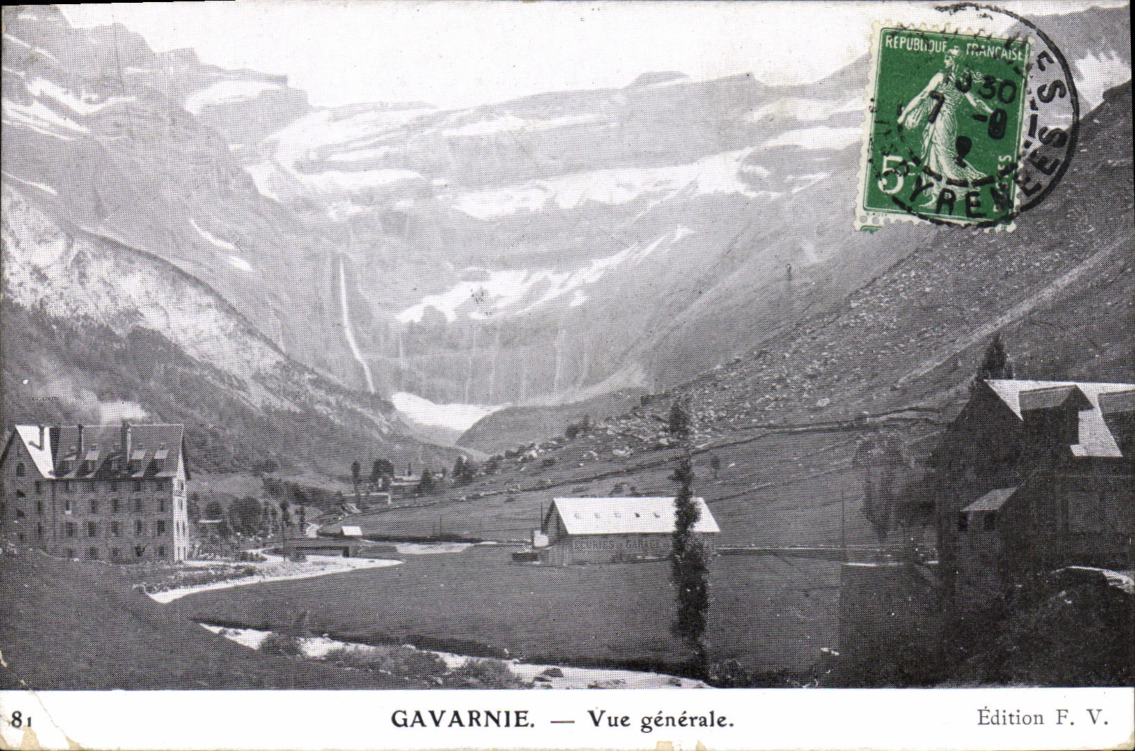 CPA Gavarnie Vue Generale 