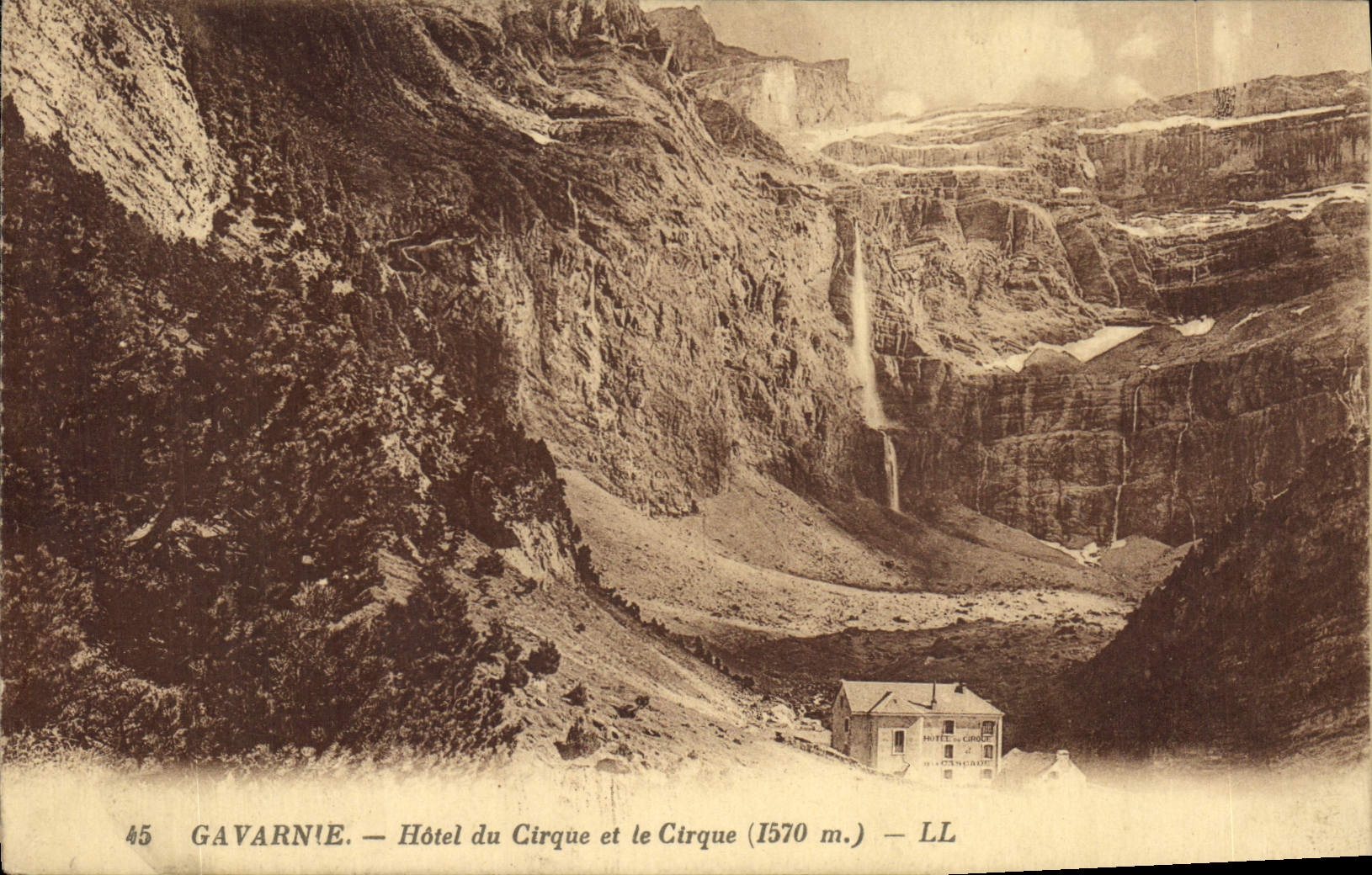 CPA Gavarnie Hotel du Cirque et le Cirque 