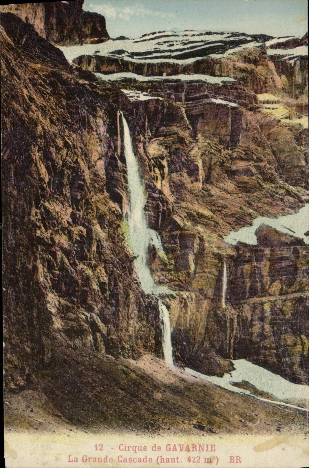 CPA Cirque de Gavarnie La Grande Cascade 