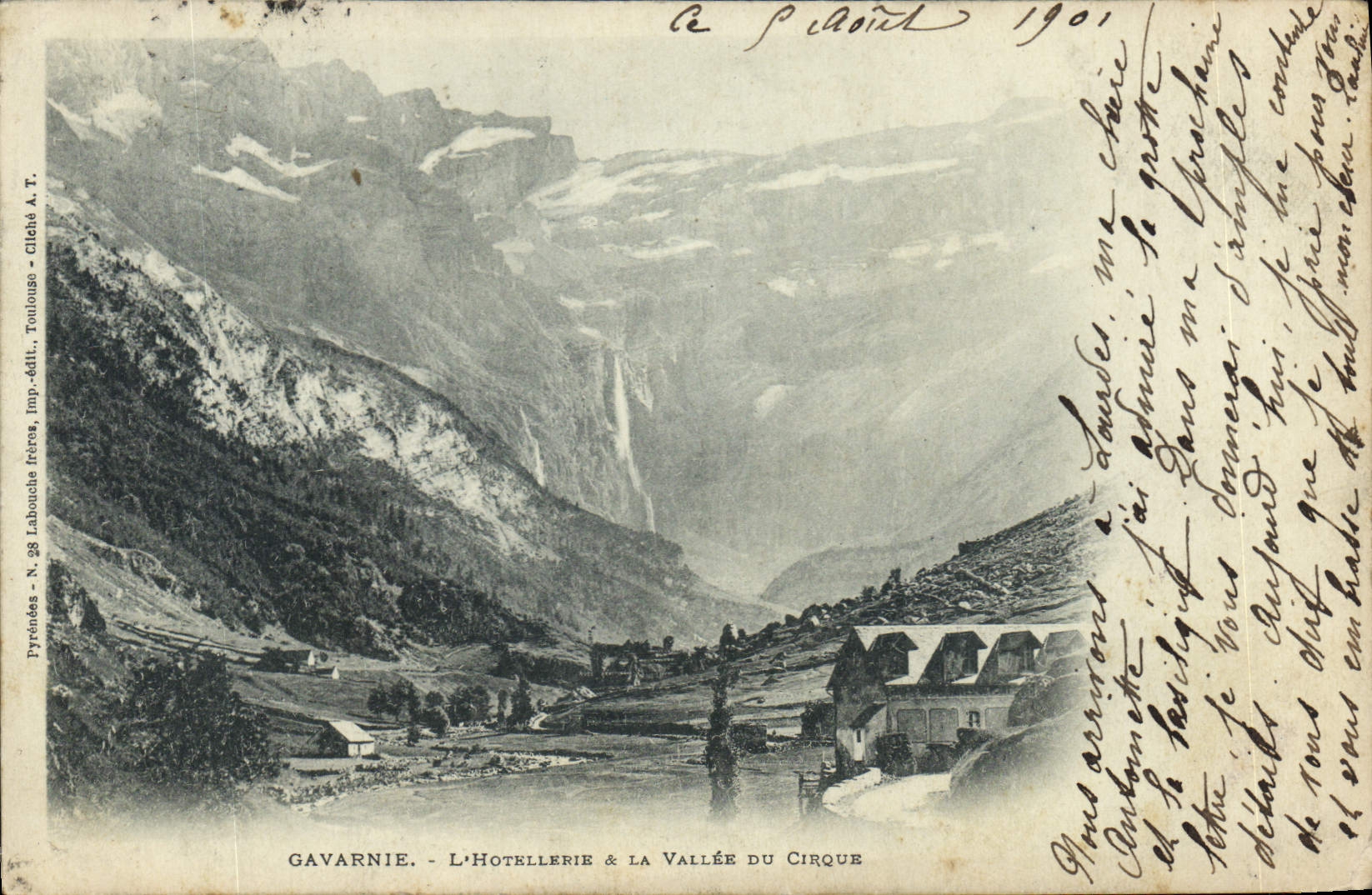 CPA Gavarnie L'Hotellerie a la Vallee du Cirque 