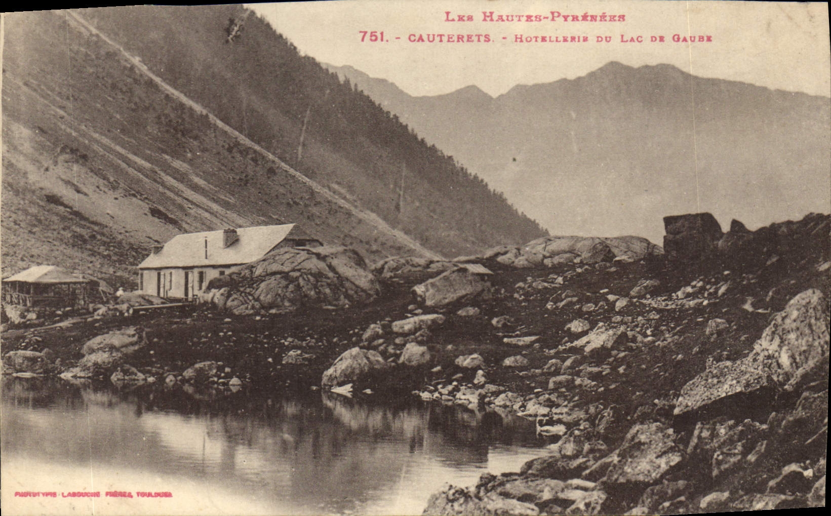 CPA Les Hautes Pyrenees Cauterets Hotellerie du Lac de Gave 