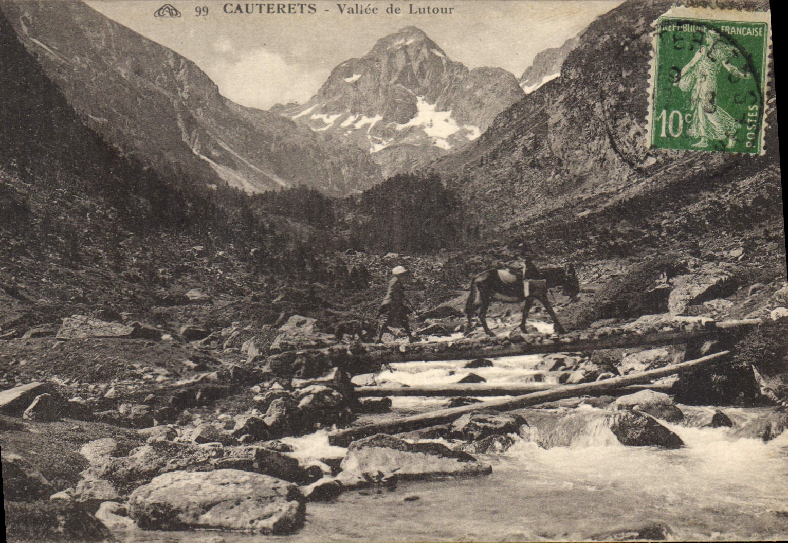 CPA Cauterets Vallee de Lutour 