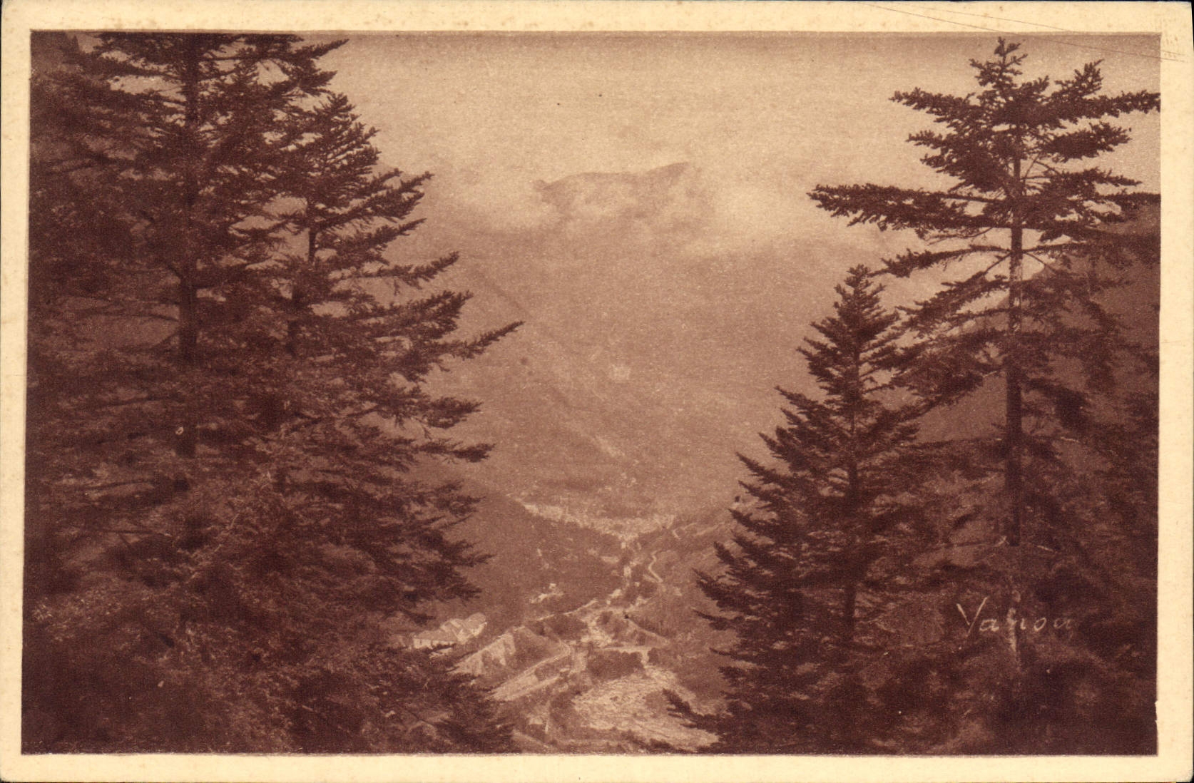 CPA Cauterets Vallee de la Raillere 