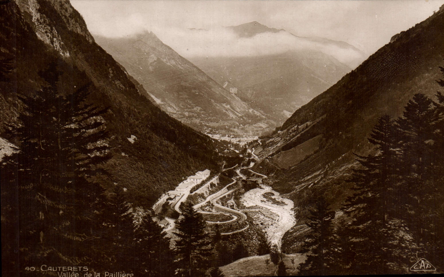 CPA Cauterets Vallee de la Railliere 