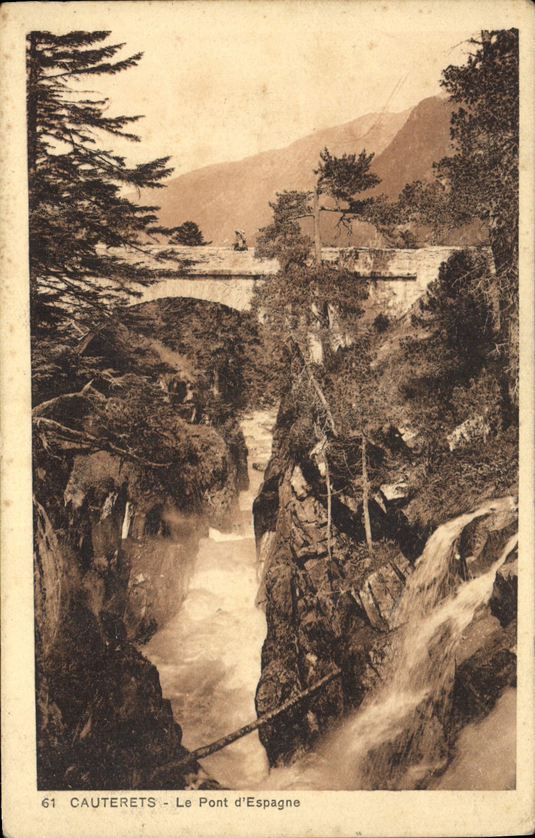 CPA Cauterets Le Pont d'Espagne 