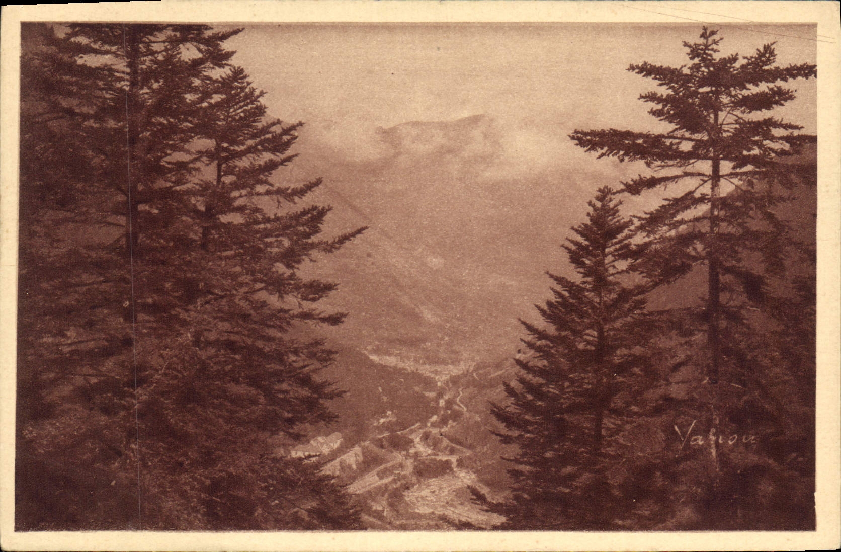 CPA Cauterets Vallee de la Raillere 