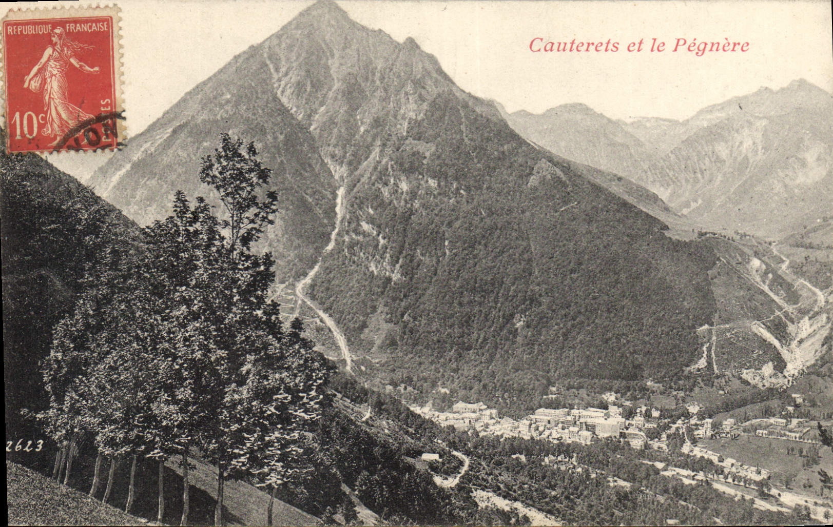 CPA Cauterets et le Pegnere 