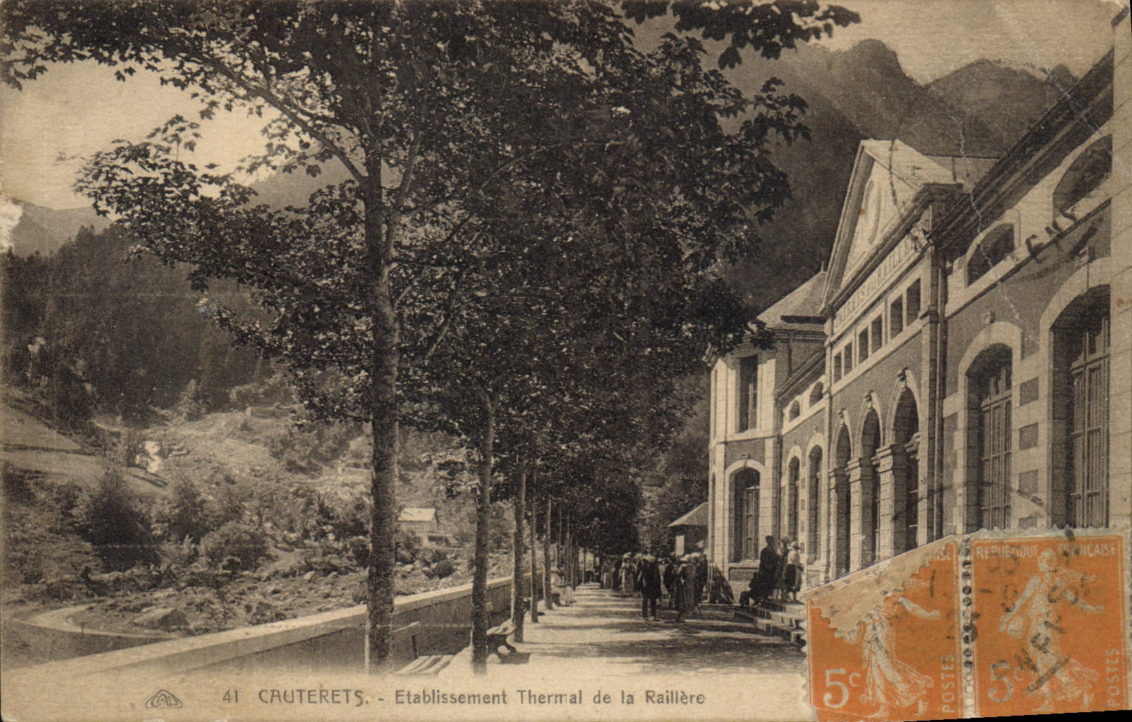 CPA Cauterets Etablisement Thermal de la Raillere 