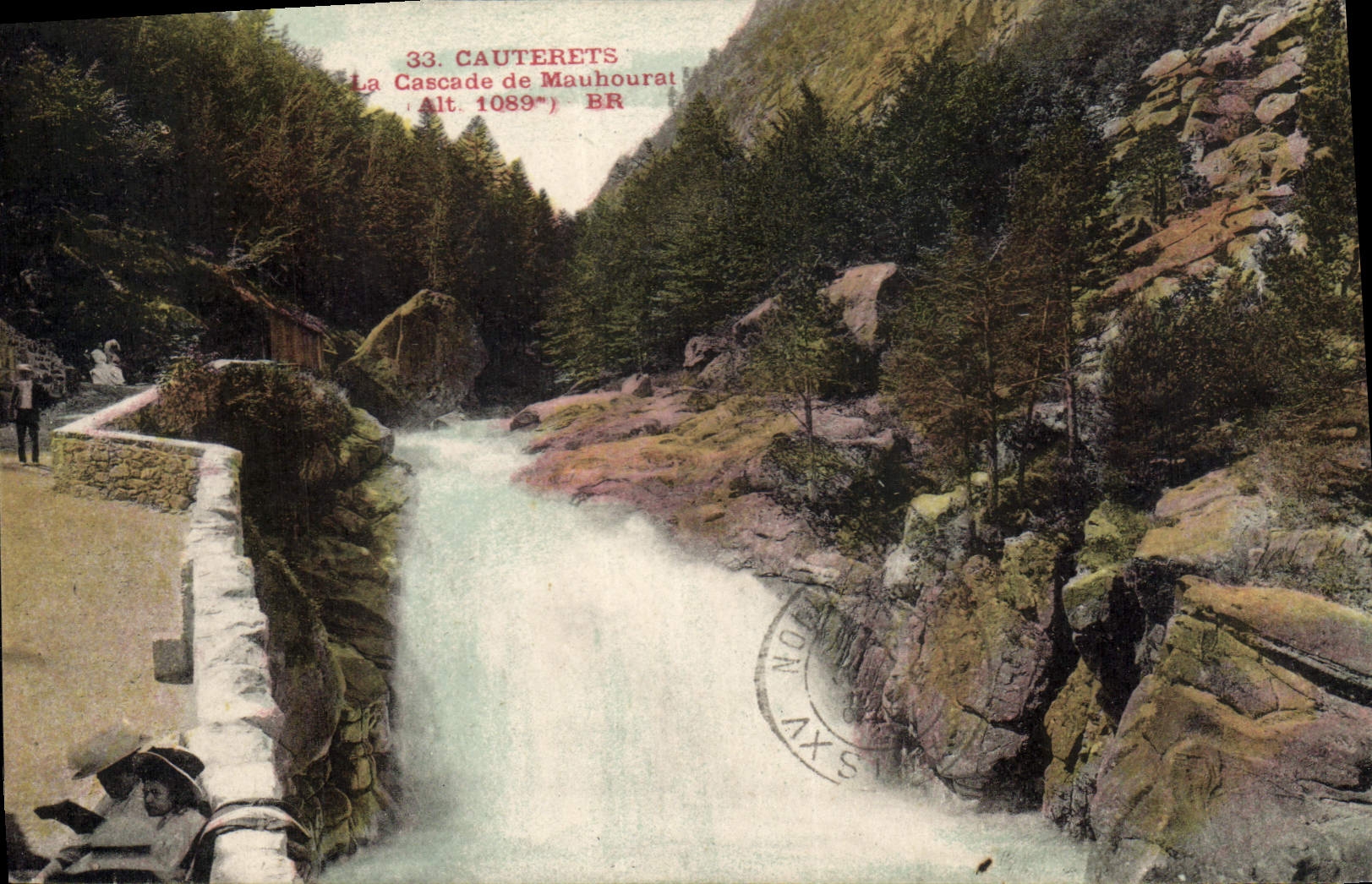 CPA Cauterets La Cascade de Mauhourat 