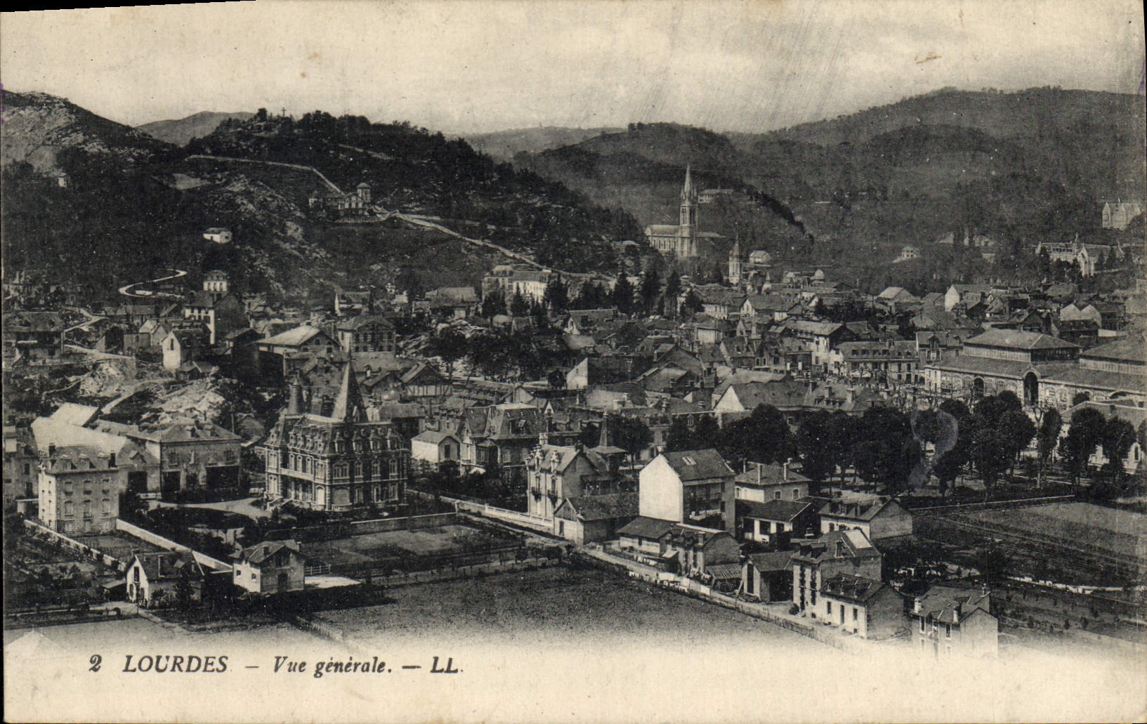 CPA Lourdes Vue generale 