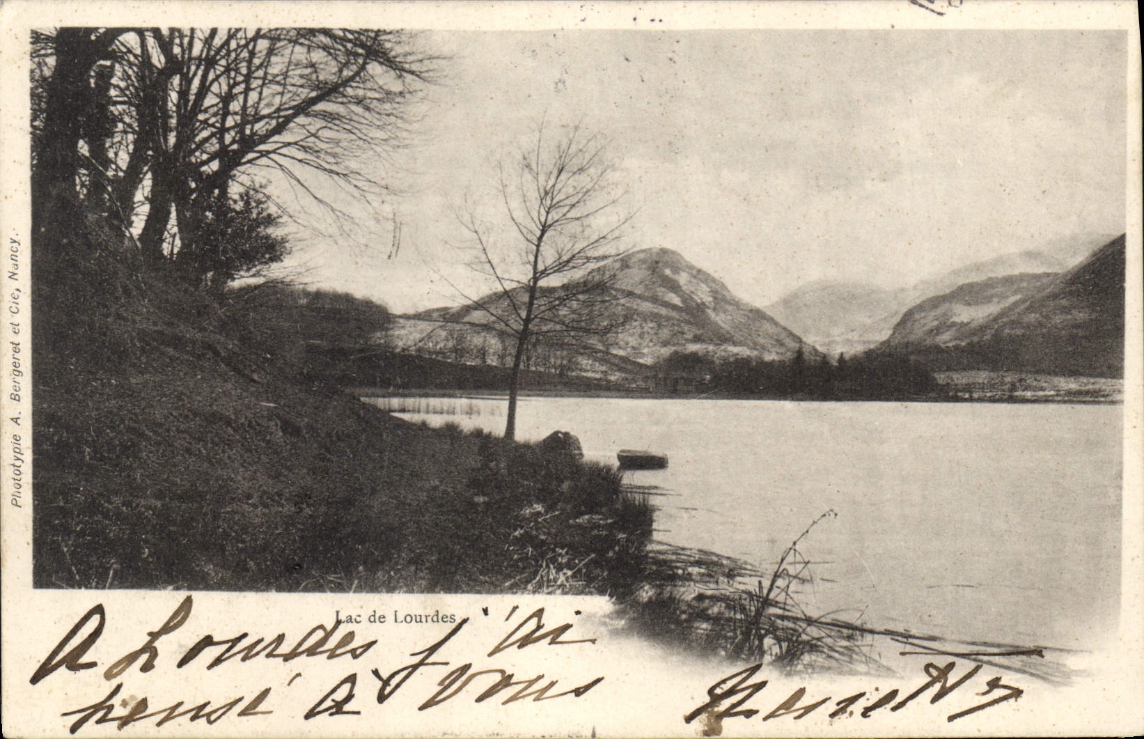 CPA Lac de Lourdes 