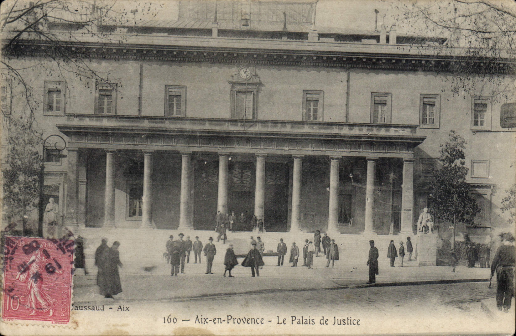 CPA Aix en Provence Le Palais de Justice 