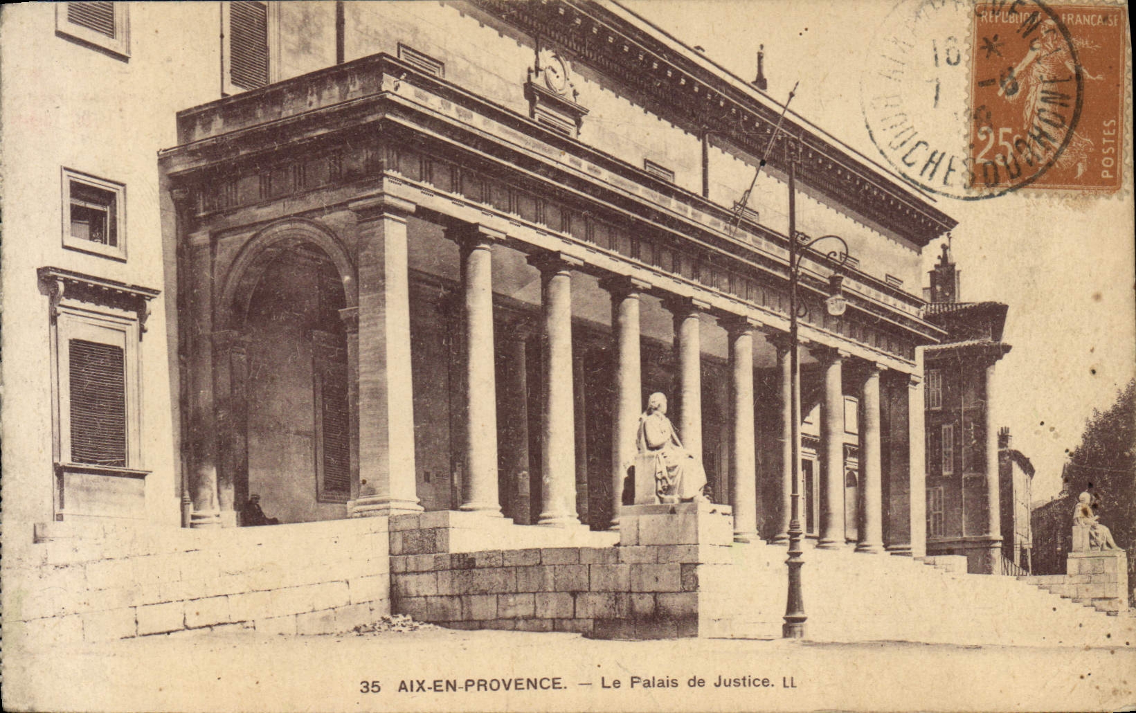 CPA Aix en Provence Le Palais de Justice 