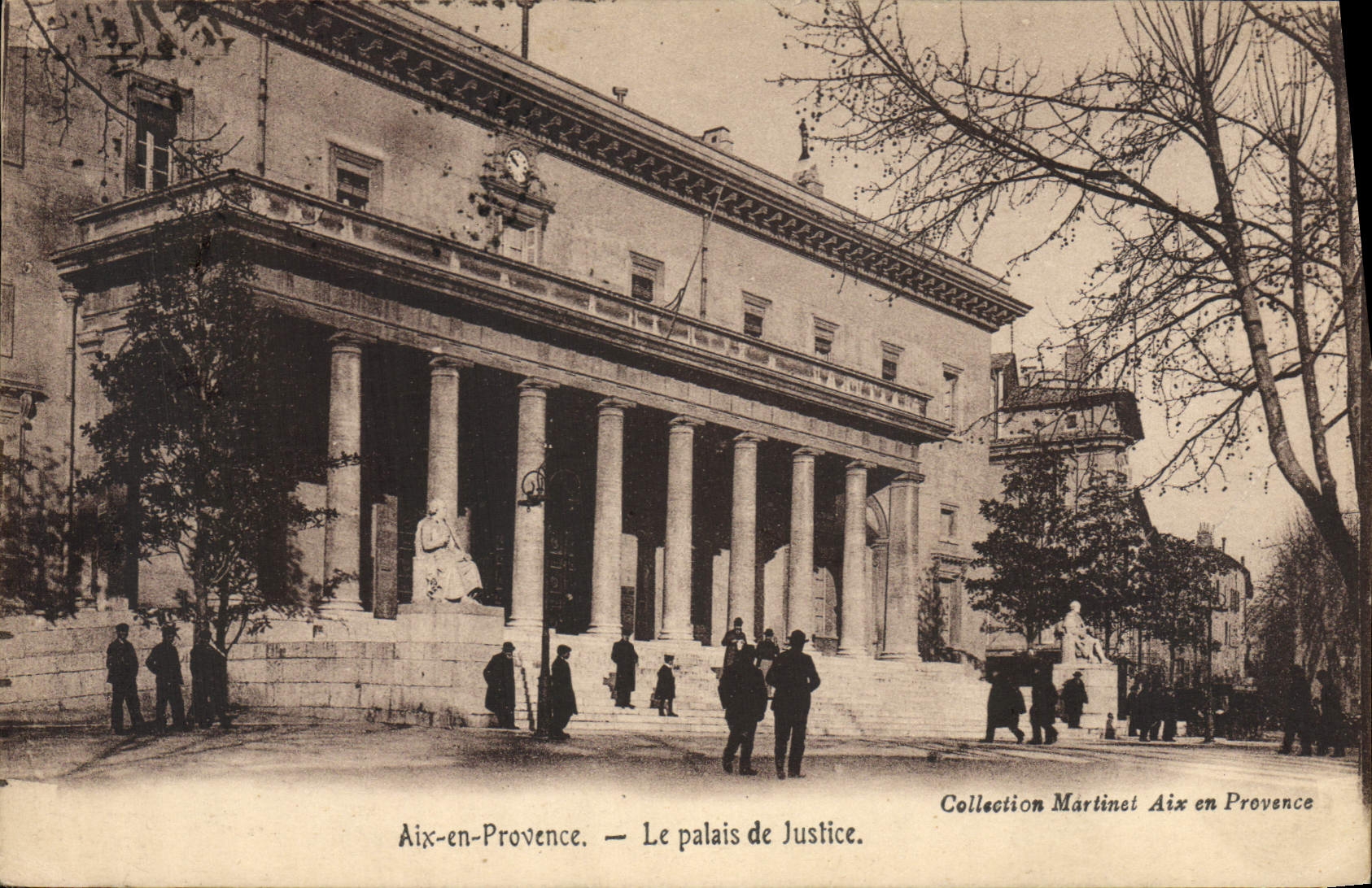 CPA Aix en Provence Le Palais de Justice 