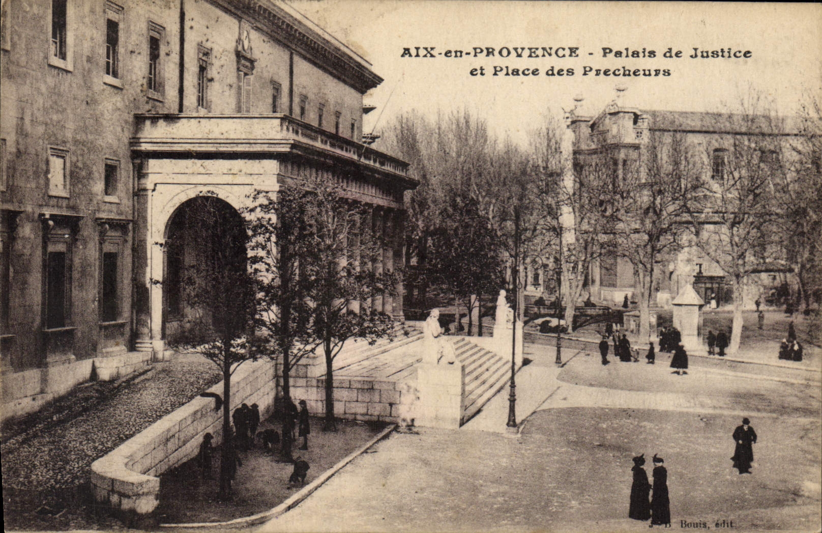 CPA Aix en Provence Palais de Justice et Place des Precheurs 