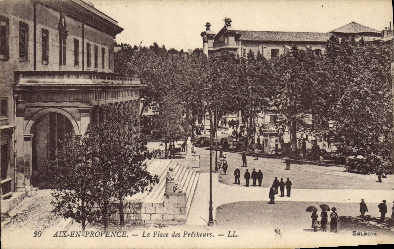 CPA Aix en Provence La Place des Precheurs