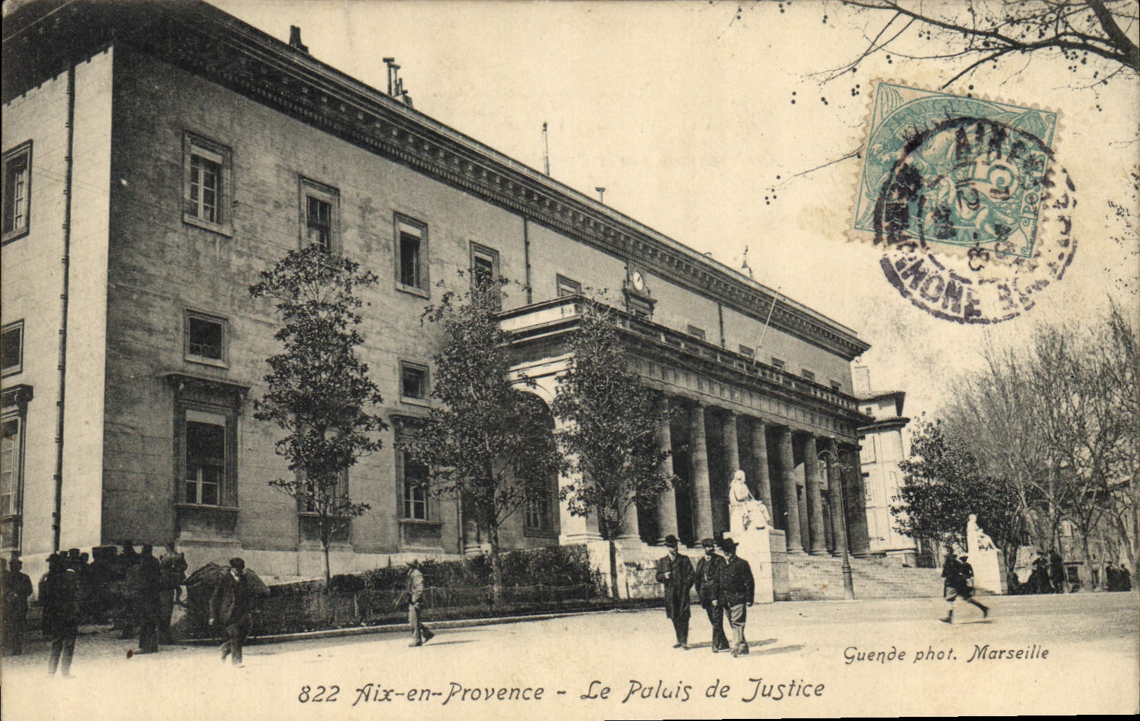 CPA Aix en Provence Le Palais de Justice 