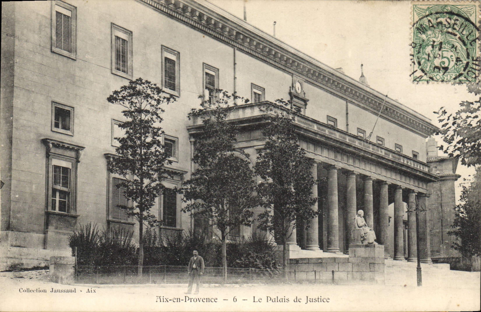CPA Aix en Provence Le Palais de Justice