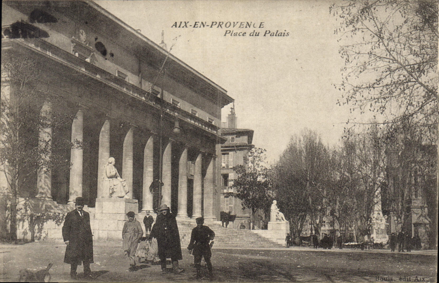 CPA Aix en Provence Place du Palais 