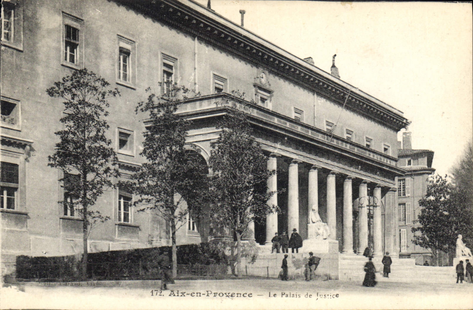 CPA Aix en Provence Le Palais de Justice 