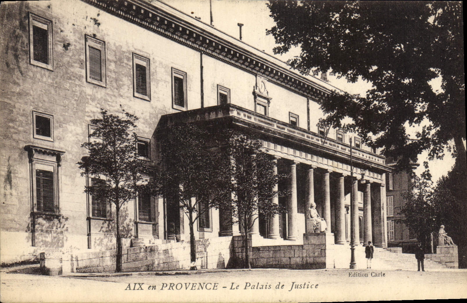 CPA Aix en Provence Le Palais de Justice 