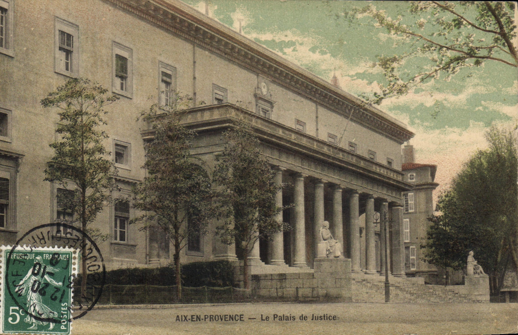 CPA Aix en Provence Le Palais de Justice 