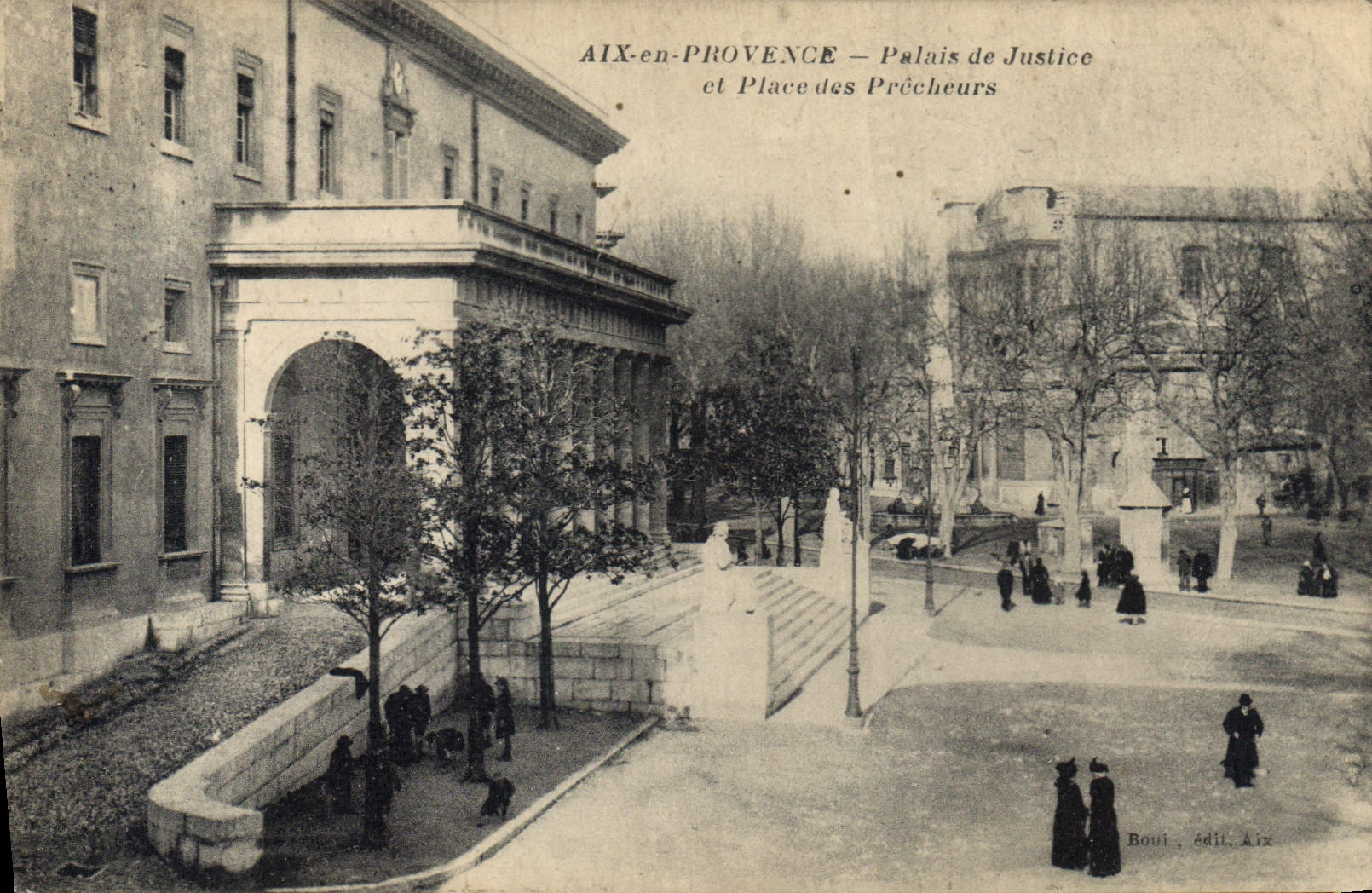CPA Aix en Provence Palais de Justice et Place des Precheurs
