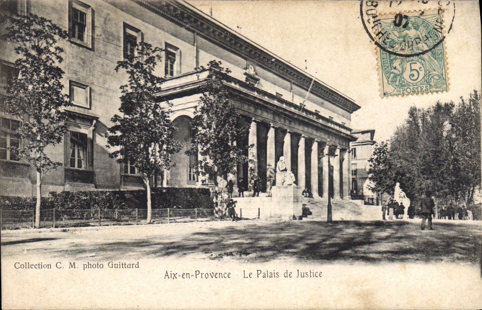 CPA Aix en Provence Le Palais de Justice 