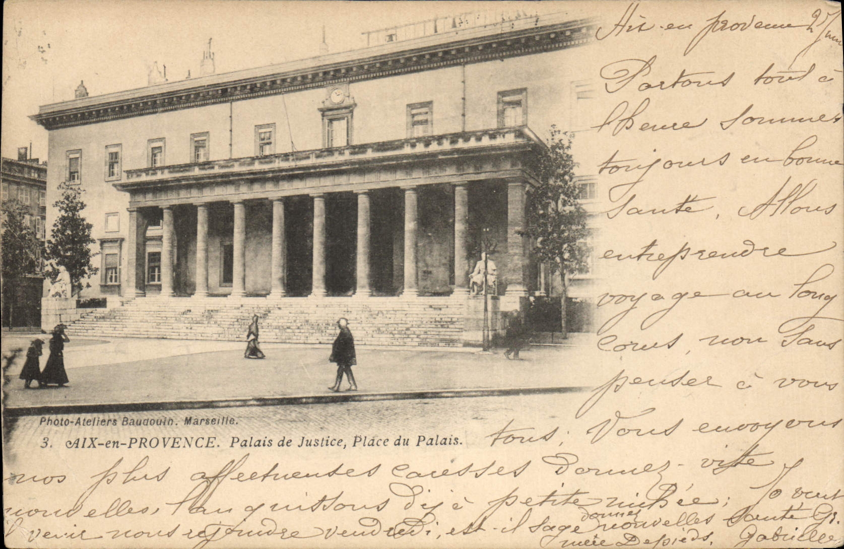 CPA Aix en Provence Palais de Justice Place du Palais 