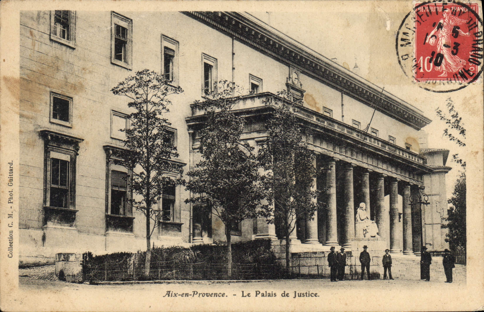 CPA Aix en Provence Le Palais de Justice 