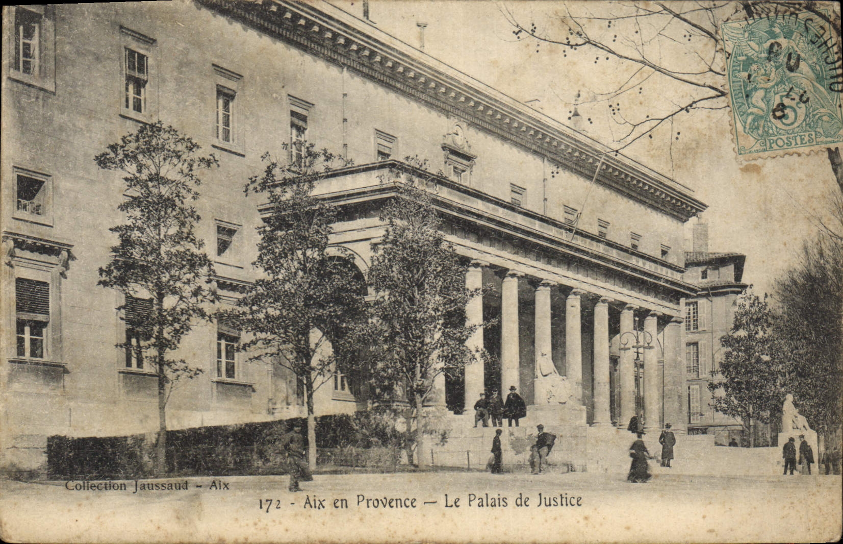 CPA Aix en Provence Le Palais de Justice 