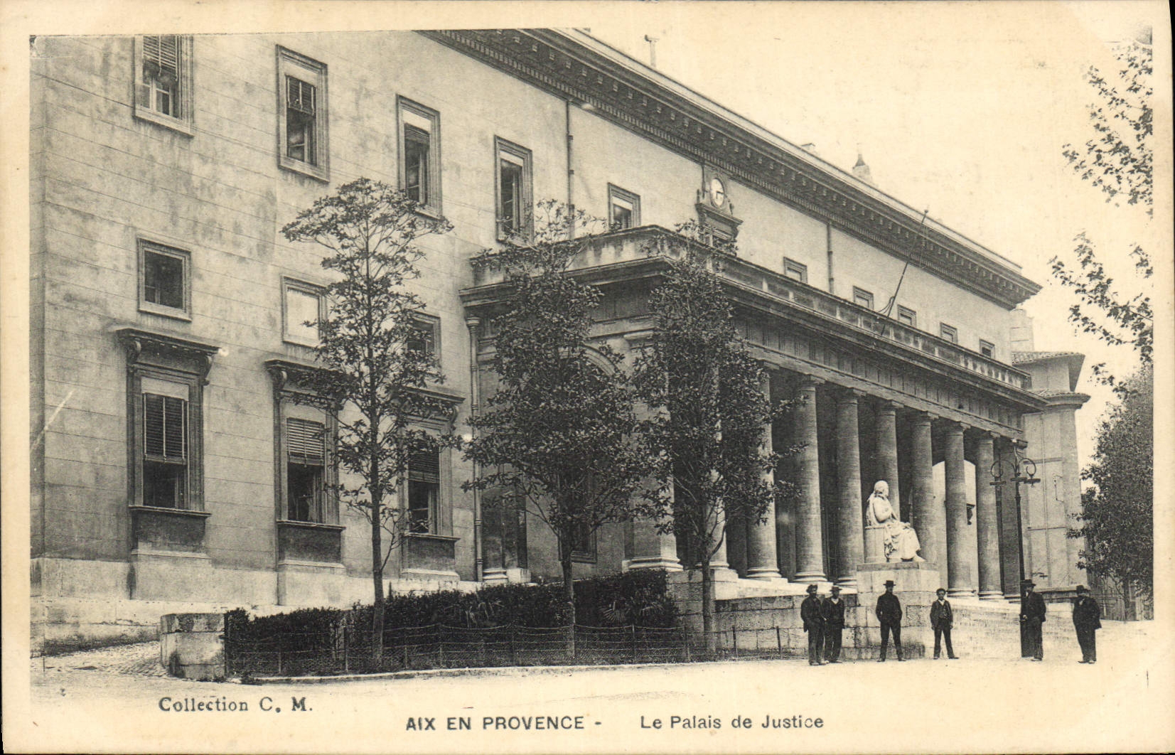 CPA Aix en Provence Le Palais de Justice 