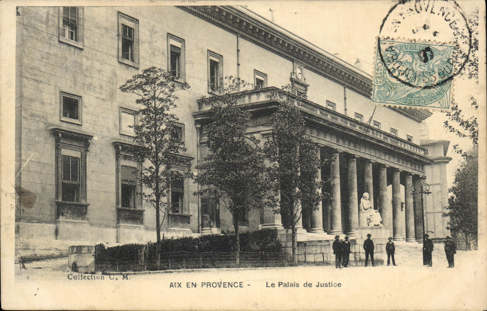 CPA Aix en Provence Le Palais de Justice 