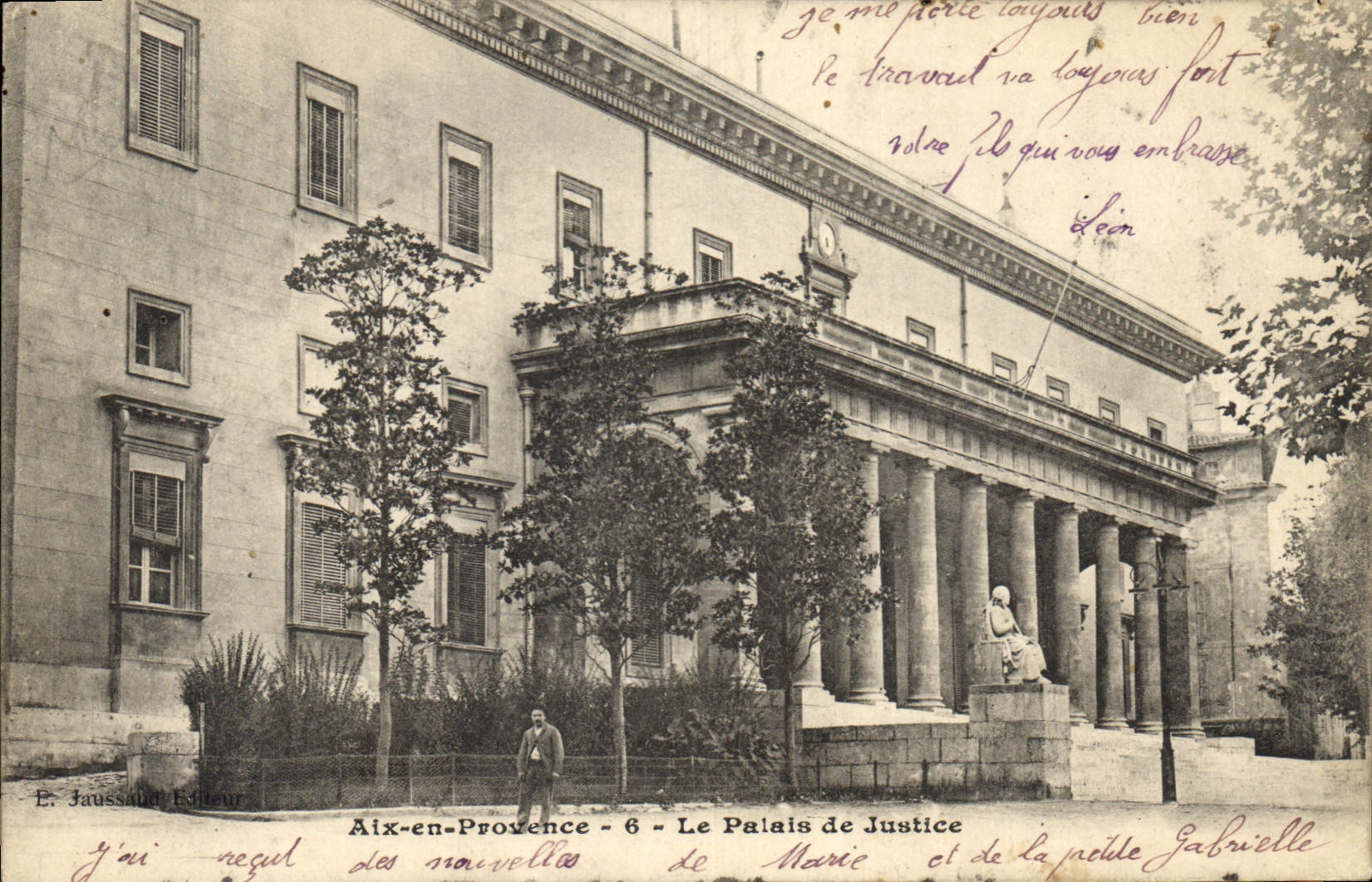 CPA Aix en Provence Le Palais de Justice 