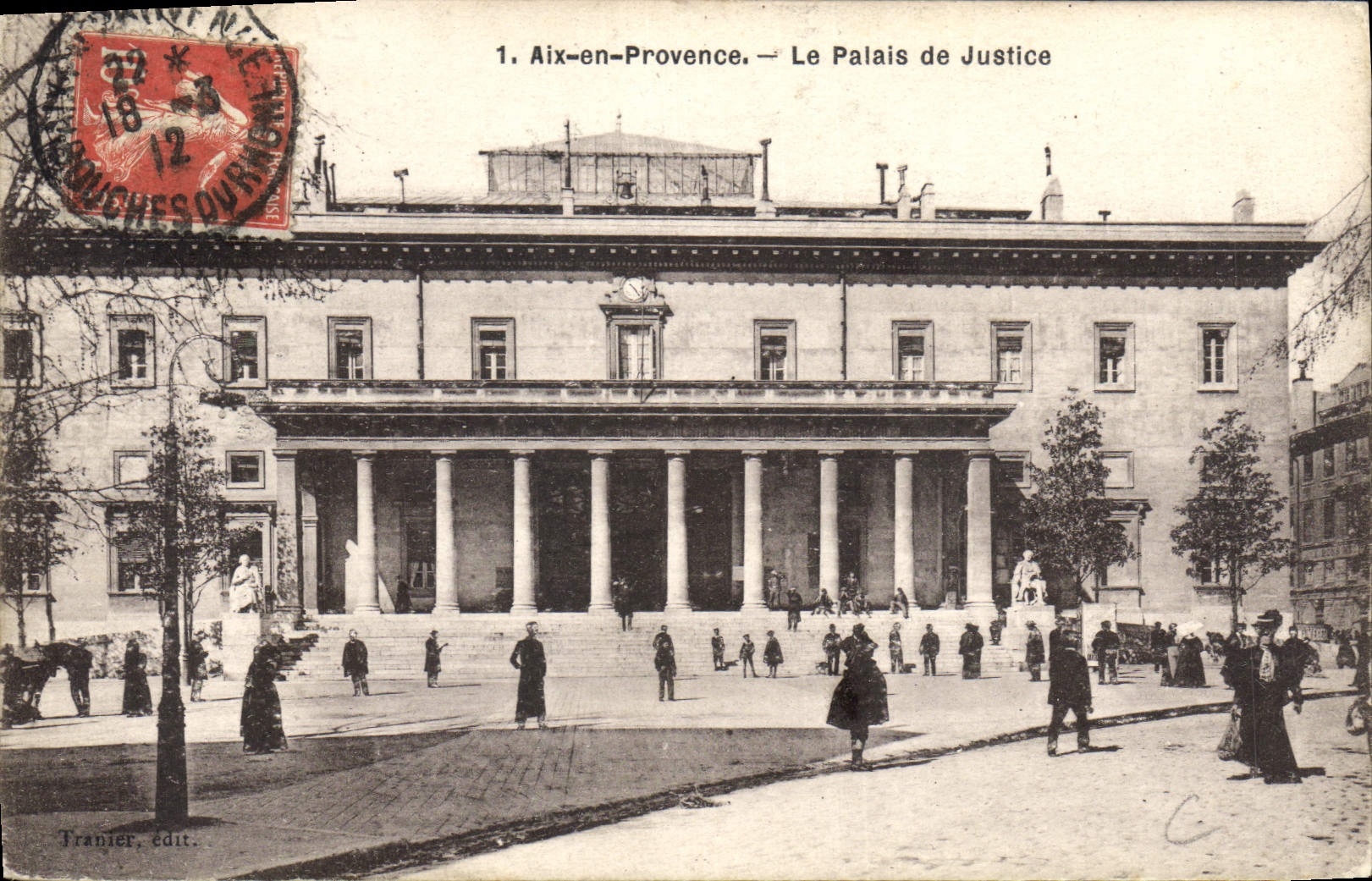 CPA Aix en Provence Le Palais de Justice