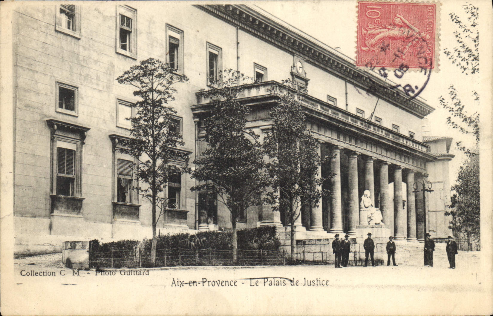 CPA Aix en Provence Le Palais de Justice 