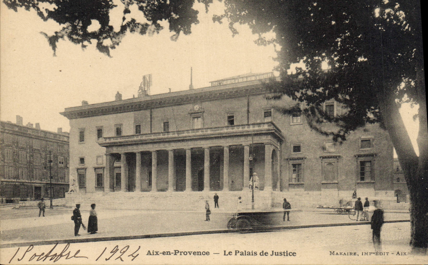 CPA Aix en Provence Le Palais de Justice 