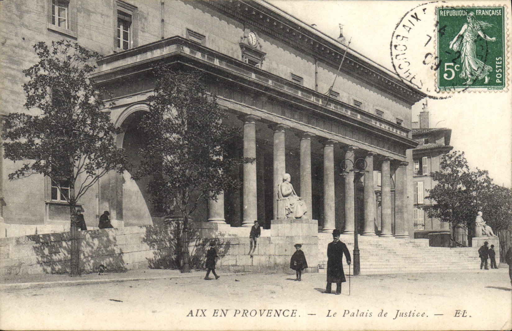 CPA Aix en Provence Le Palais de Justice 