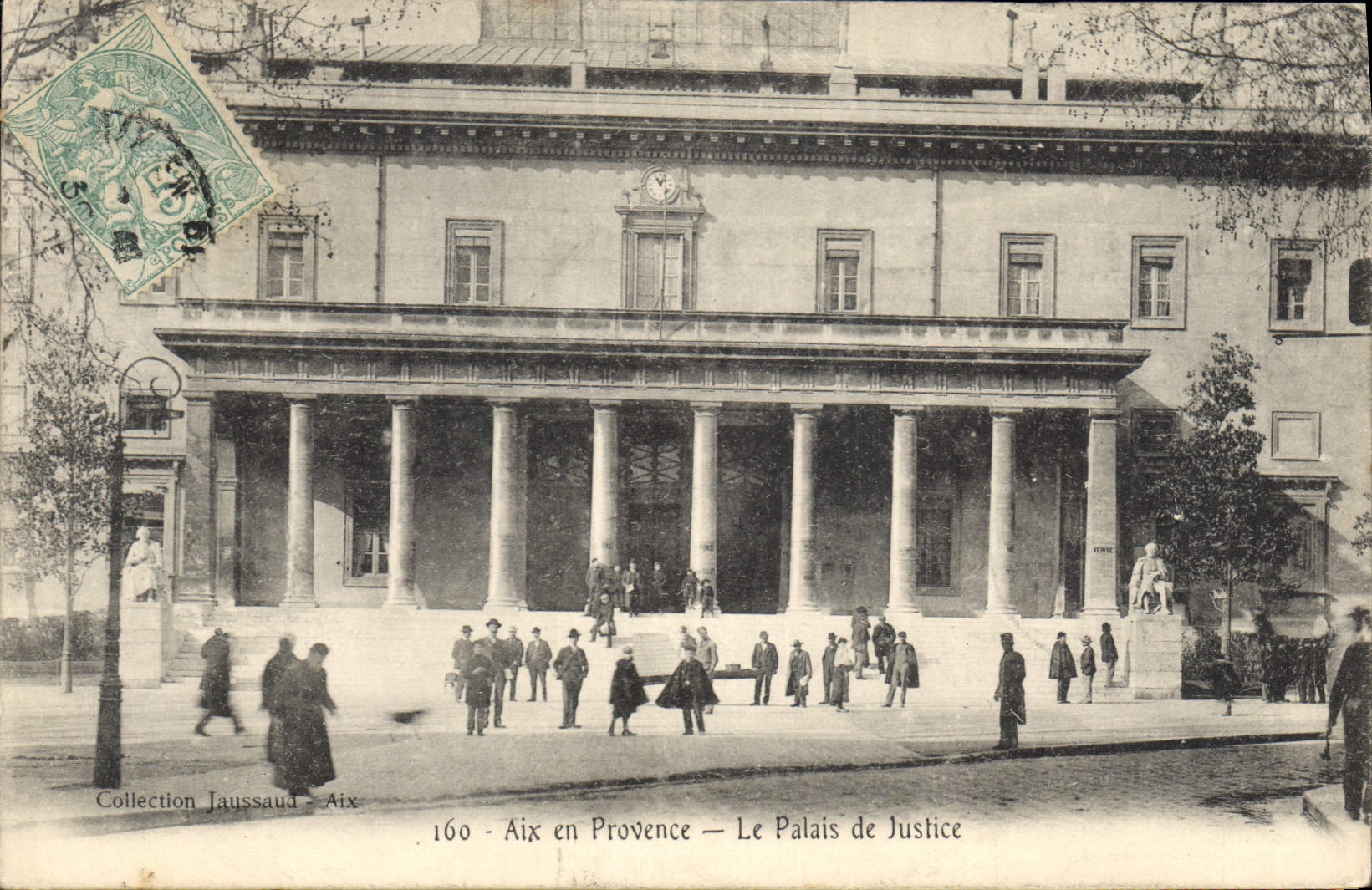 CPA Aix en Provence Le Palais de Justice 