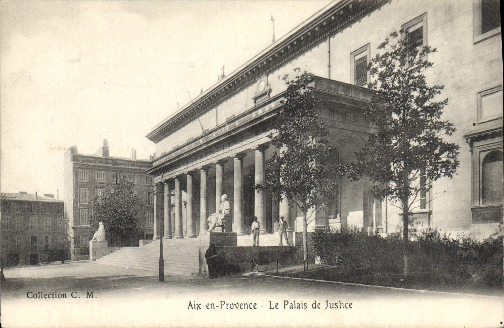 CPA Aix en Provence Le Palais de Justice 