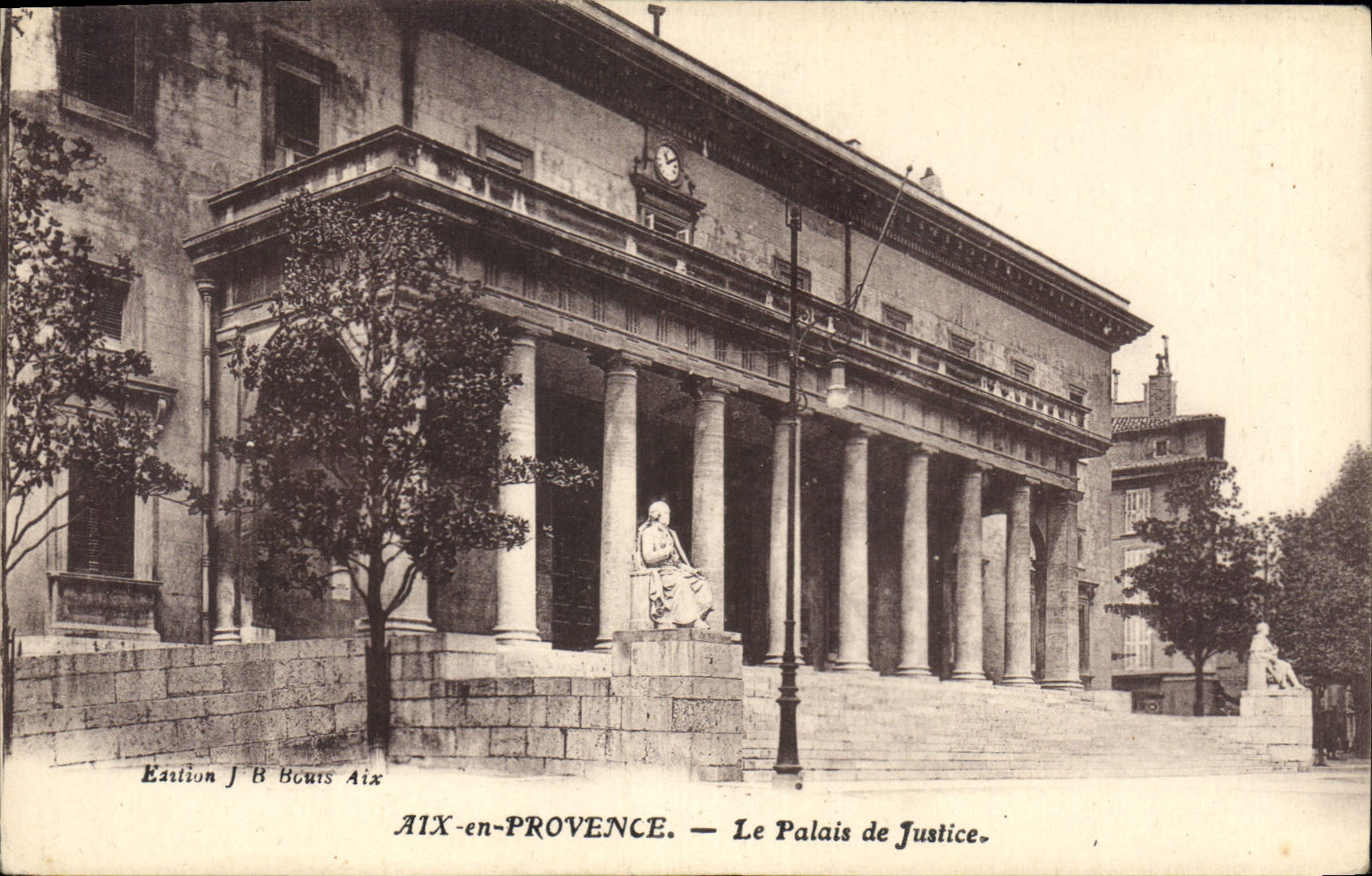 CPA Aix en Provence Le Palais de Justice 