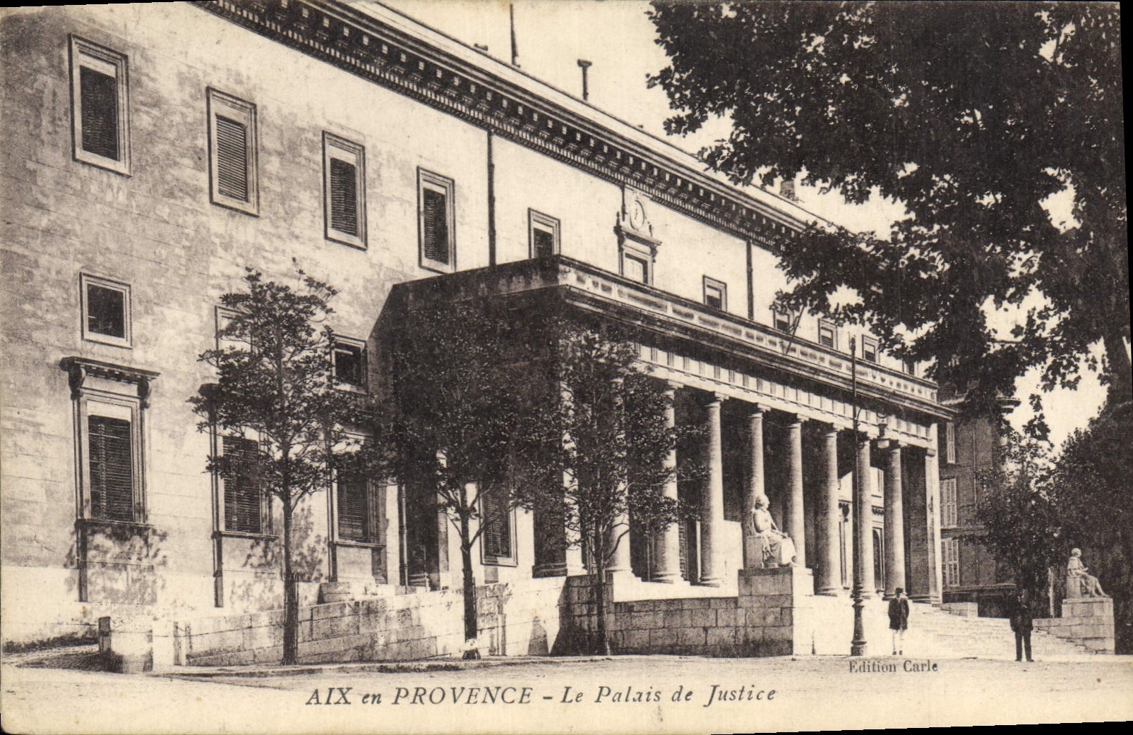 CPA Aix en Provence Le Palais de Justice 