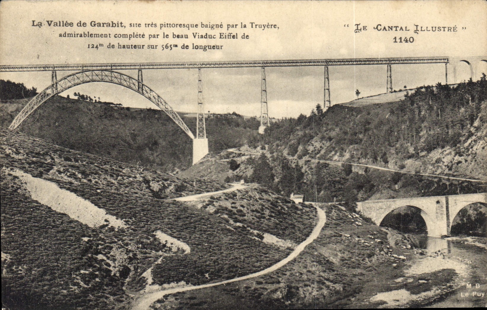 CPA La Vallee de Garabit site tres pittoresque baigne par la Truyere 