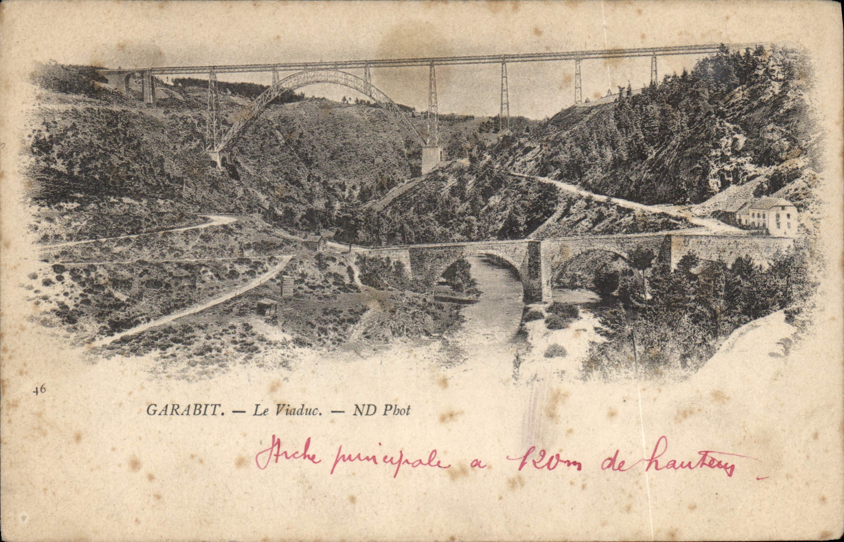 CPA Garabit Le Viaduc 