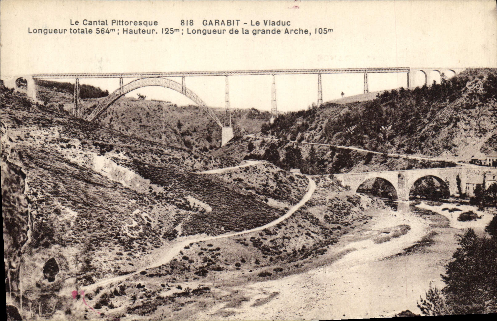 CPA Le Cantal Pittoresque Garabit Le Viaduc 
