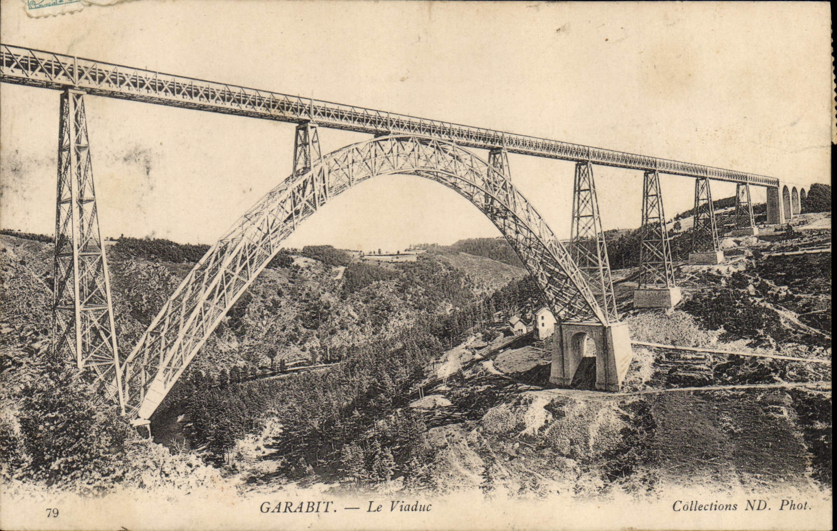CPA Garabit Le Viaduc 