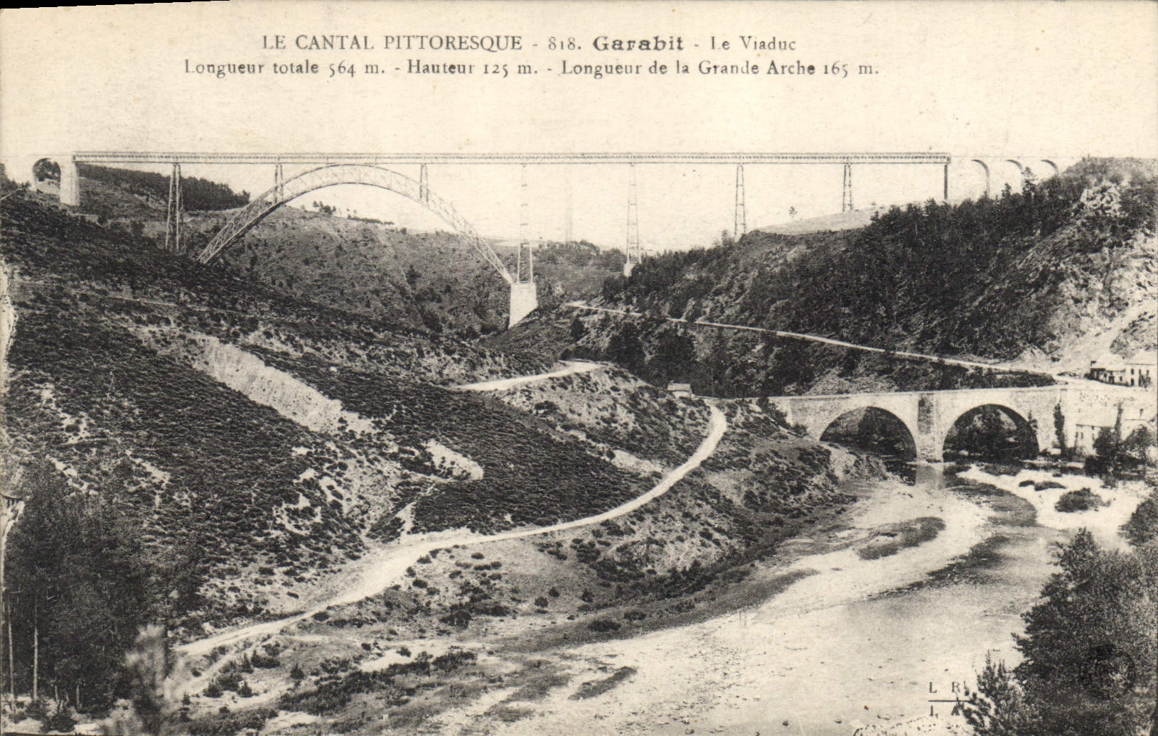 CPA Le Cantal Pittoresque Garabit Le Viaduc 
