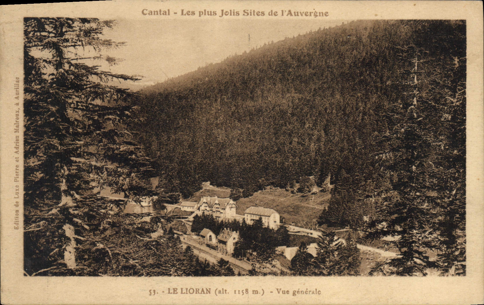 CPA Cantal Les plus Jolis Sites de l'Auvergne Le Lioran Vue generale 