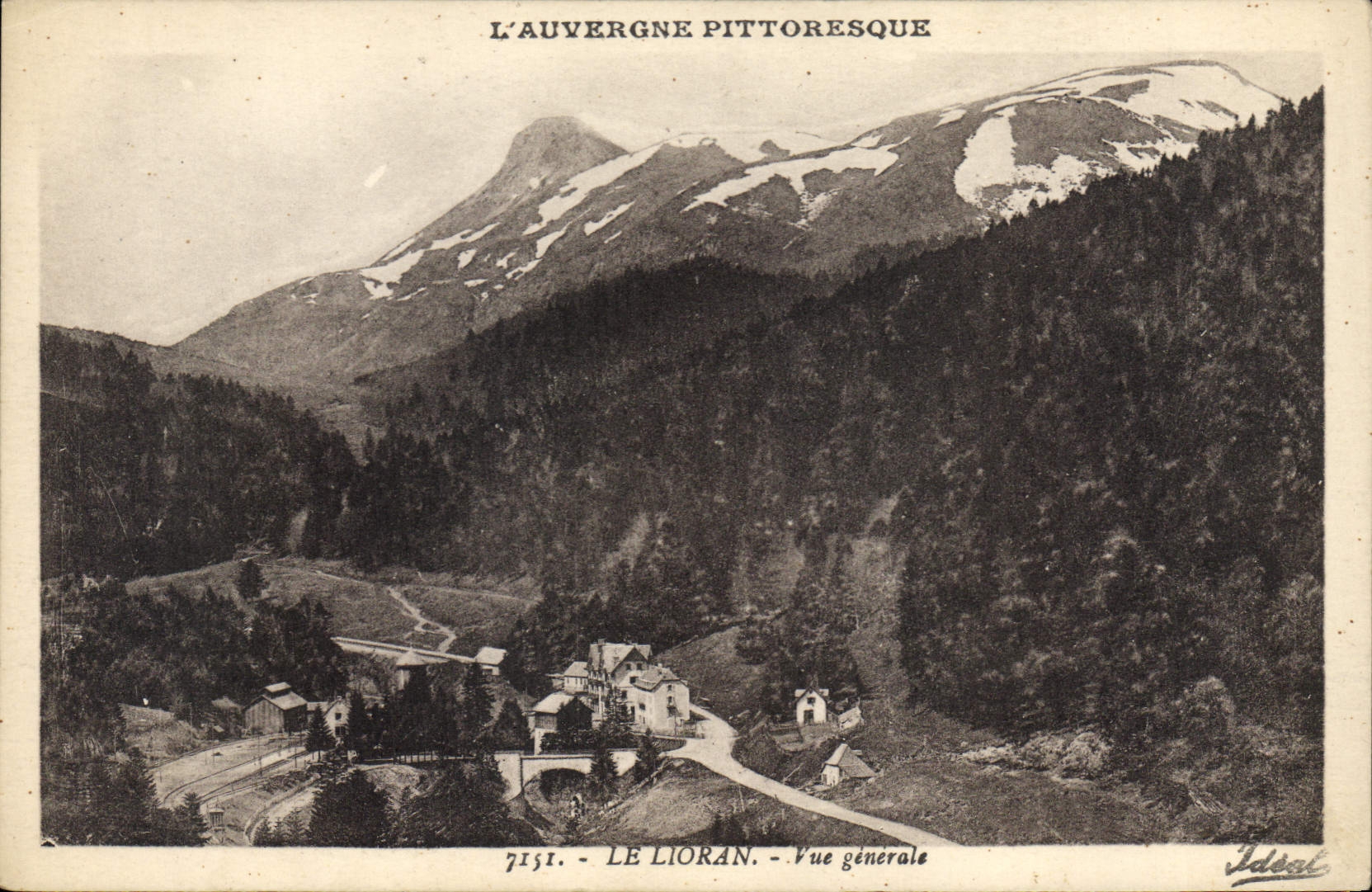 CPA L'Auvergne Pittoresque Le Lioran Vue generale 